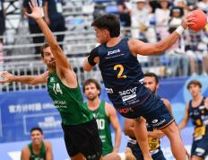 爱游戏体育下载-（成都世运会）沙滩手球——男子半决赛：葡萄牙队胜西班牙队