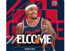 爱游戏体育平台-洛杉矶快船正式签约布拉德利-比尔 两年合同详细公布